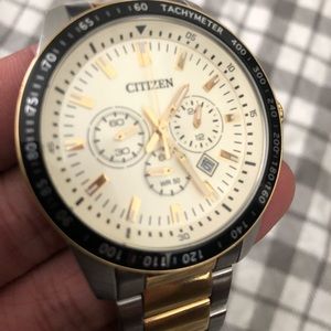 Citizen gold Tone Chronograph watch